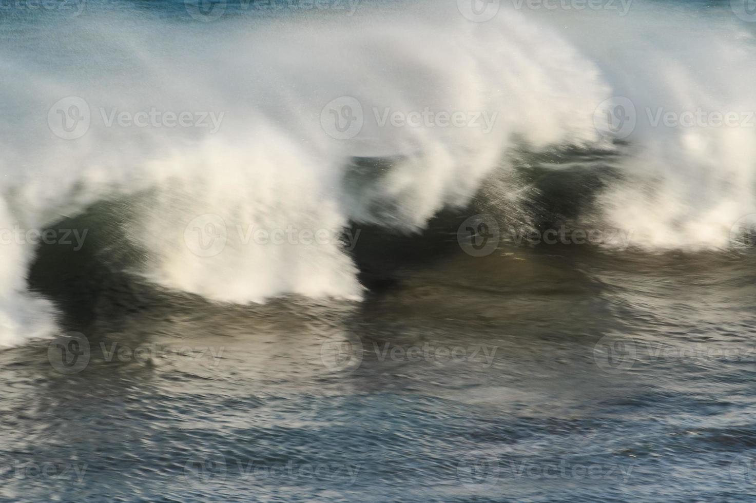 Sea with waves photo