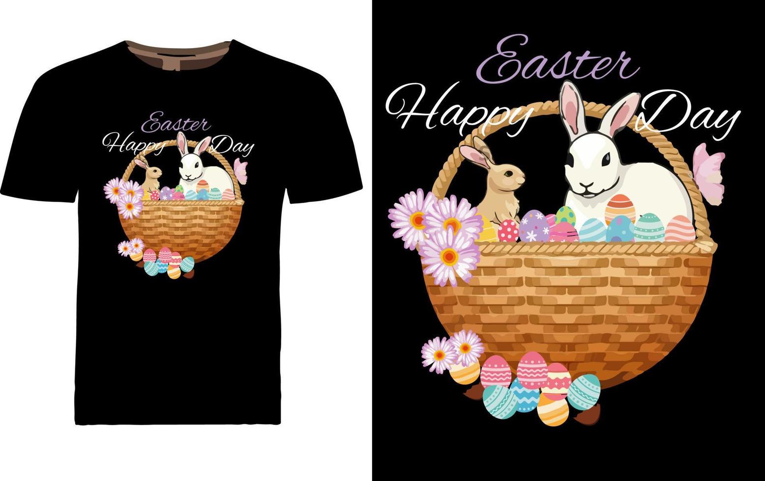 EASTER DAY T SHIRT DESIGN vector