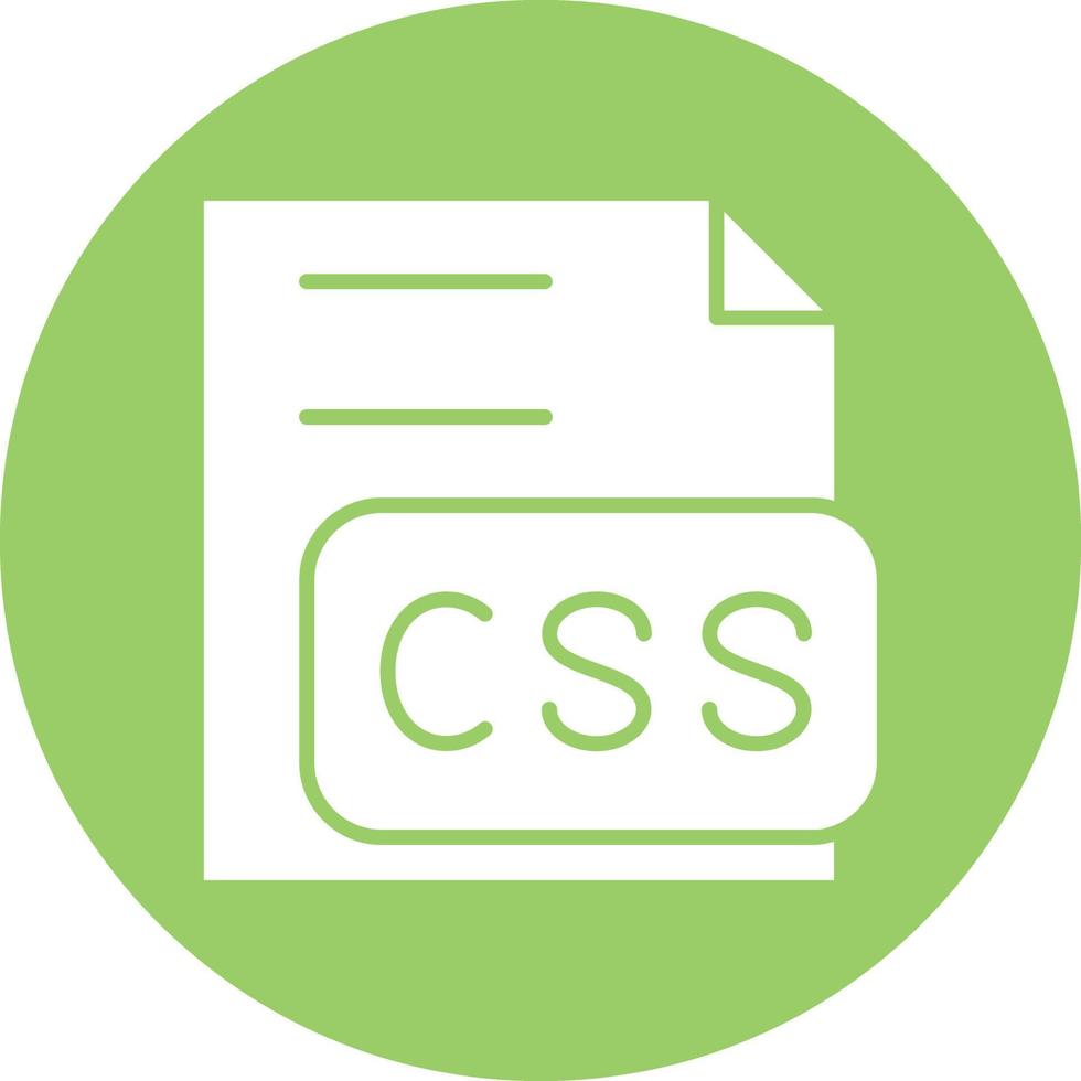 Vector Design CSS File Icon Style
