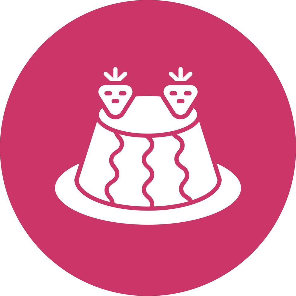 Vector Design Pudding Icon Style