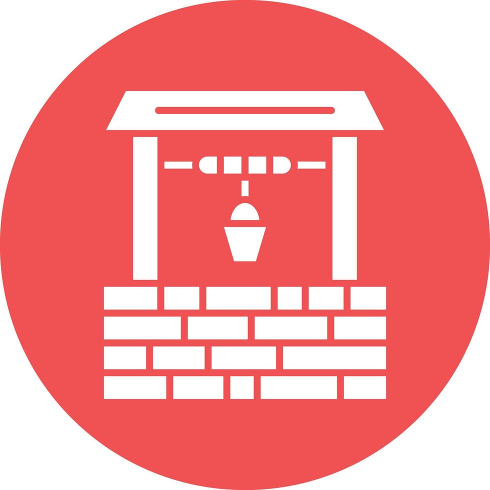 Vector Design Water Well Icon Style