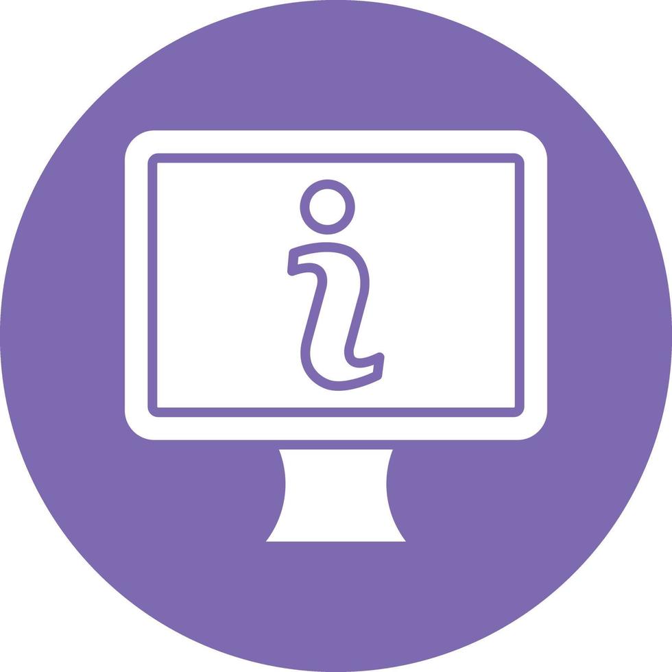 Vector Design Online Info Icon Style