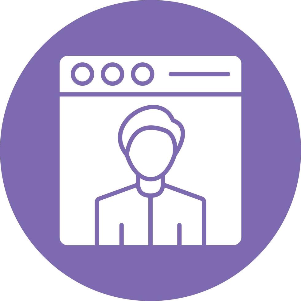 Vector Design Web User Icon Style