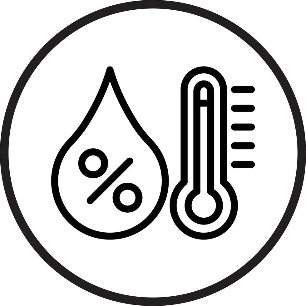 Humidity Vector Icon Style
