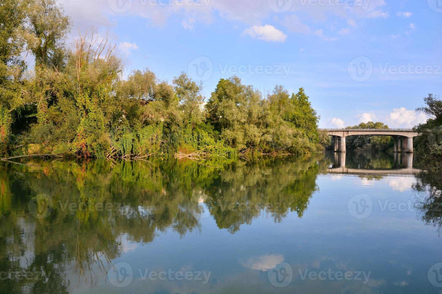 Scenic river view photo