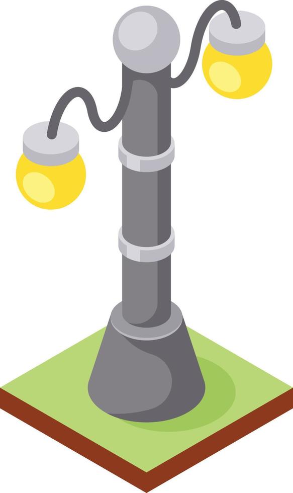 Vector Graphics Of A Street Lamp