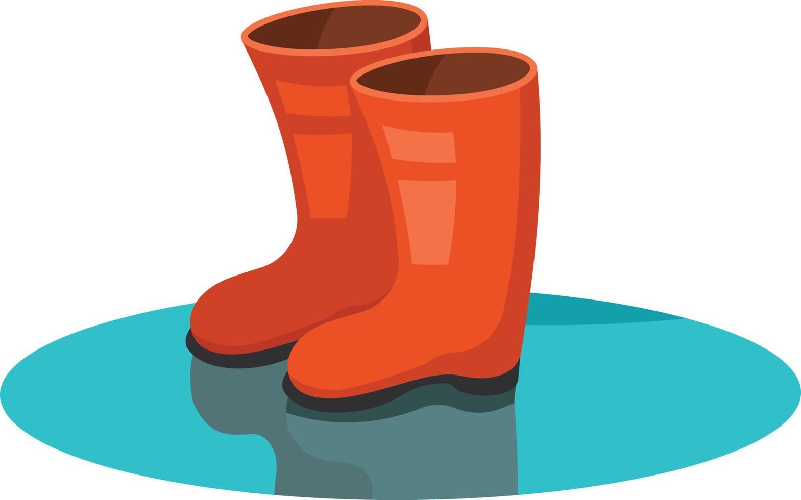 Vector Image Of Rain Boots