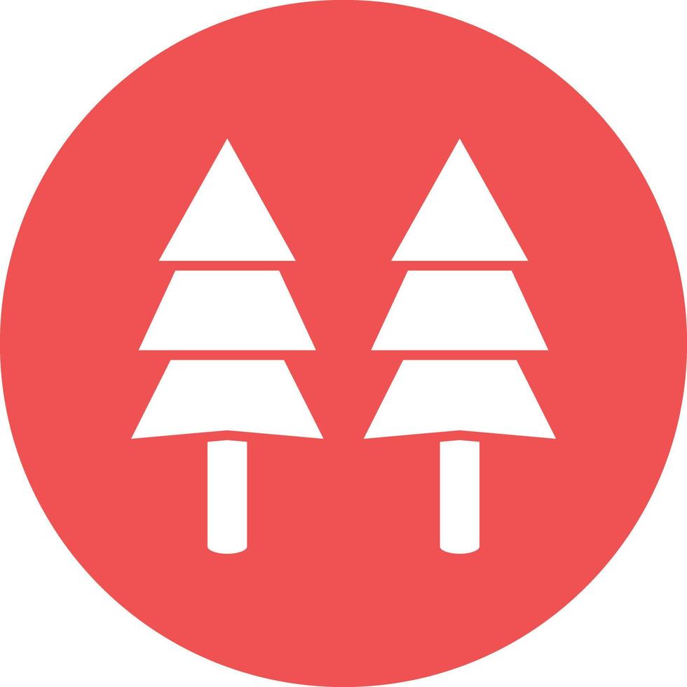 Vector Design Pine Tree Icon Style