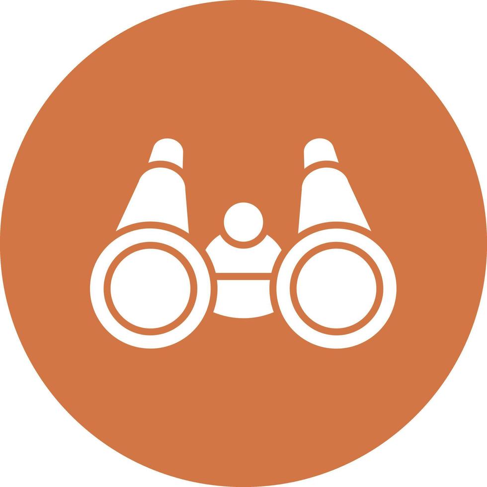 Vector Design Binocular Icon Style