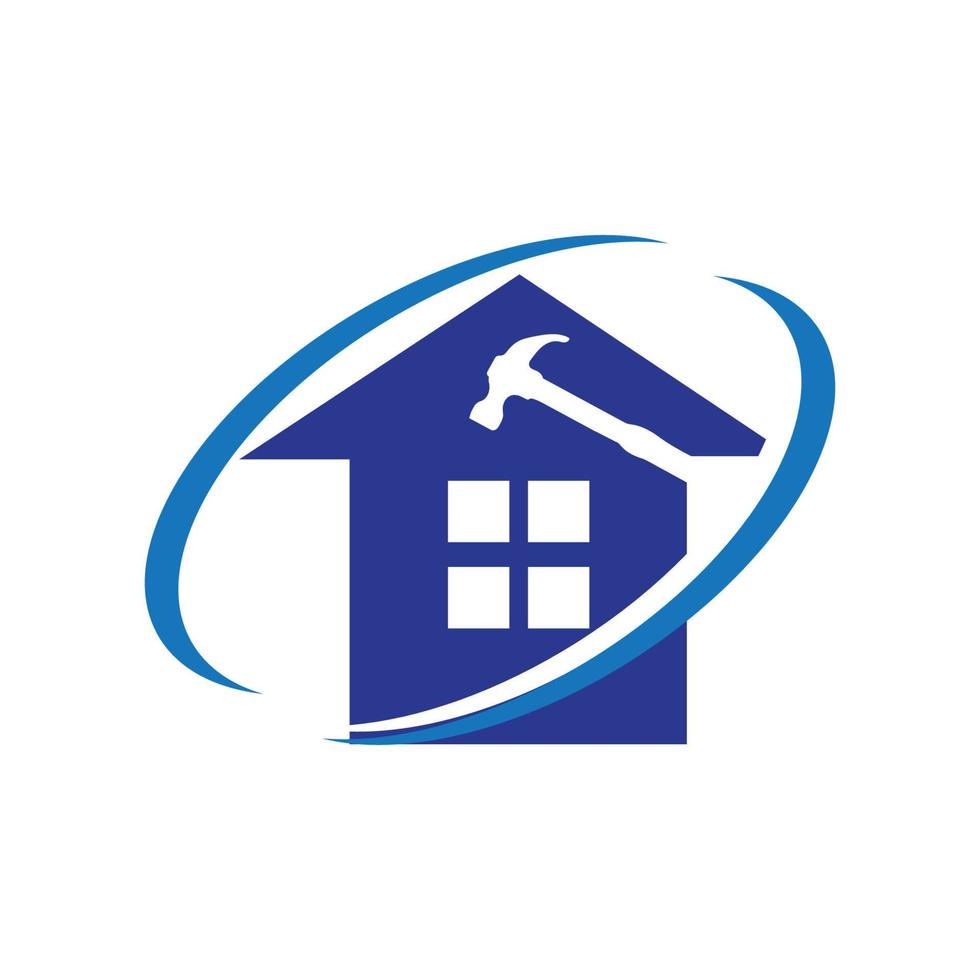 House repair logo images illustration design vector
