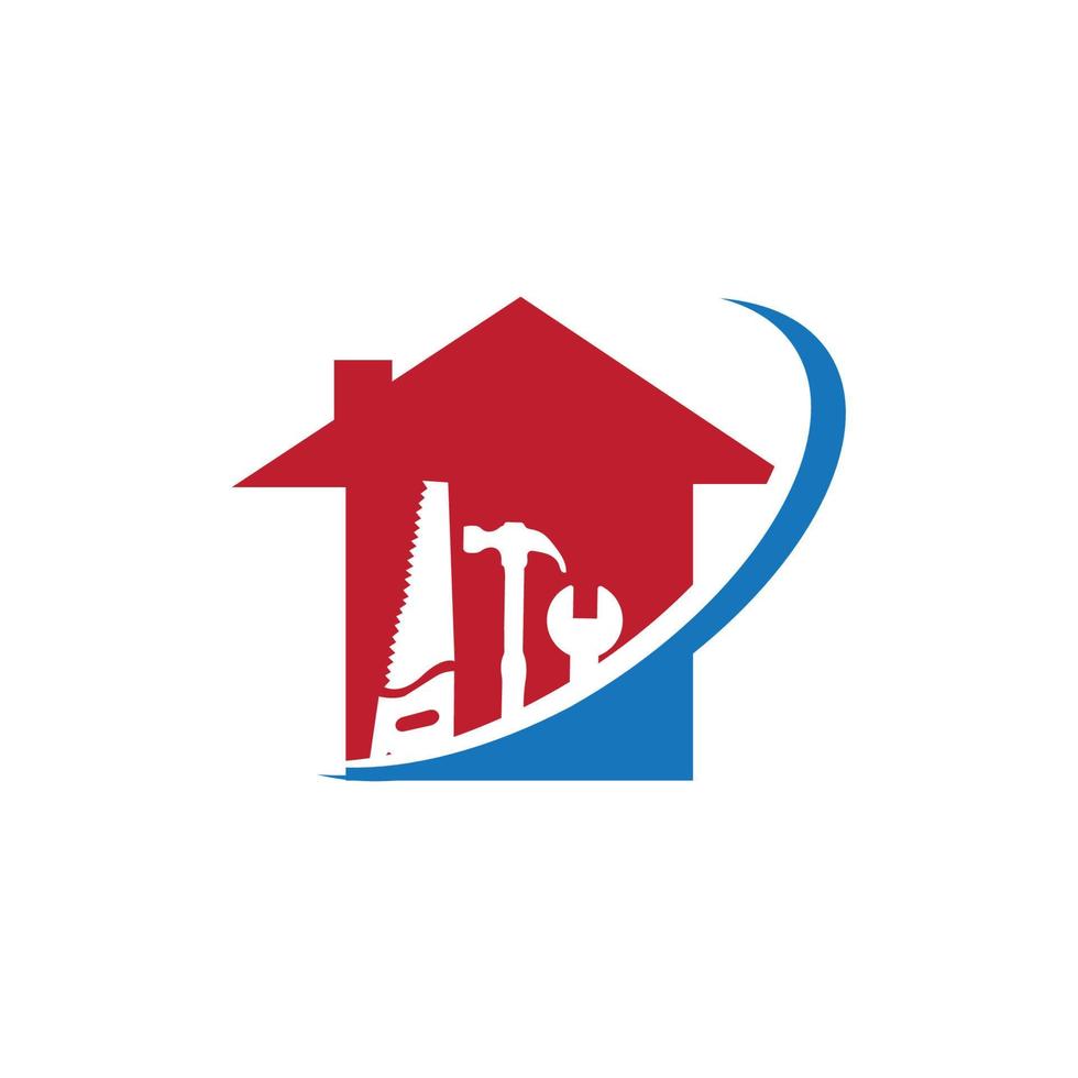 House repair logo images illustration design vector