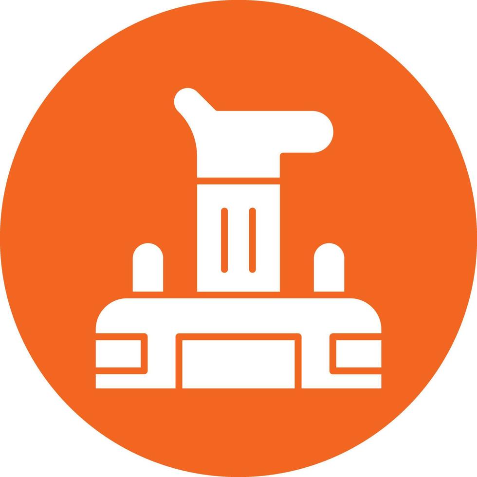 Vector Design Virtual Joystick Icon Style