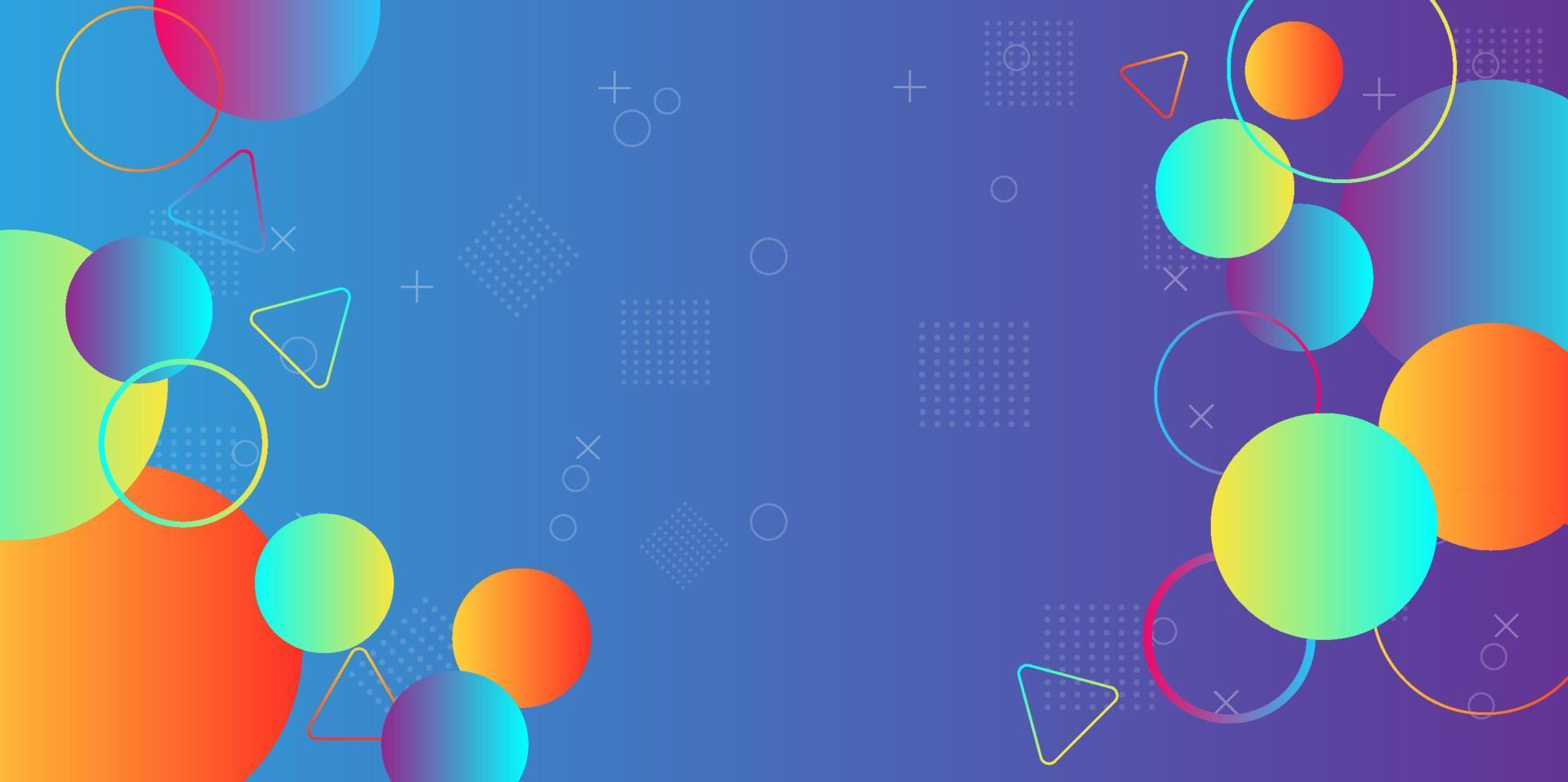 blue abstract  geometric dynamic  for business finance and technology background vector