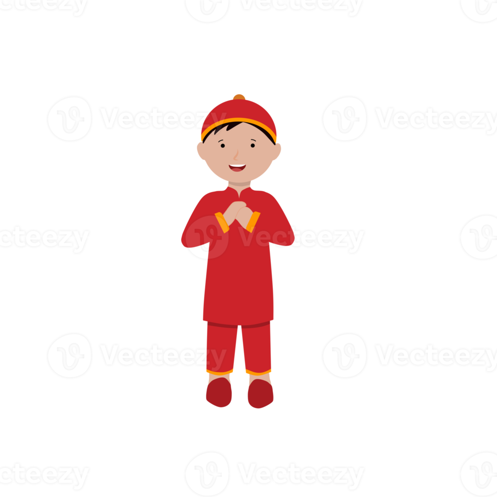 schattig karakter vervelend traditioneel Chinese cheongsam png