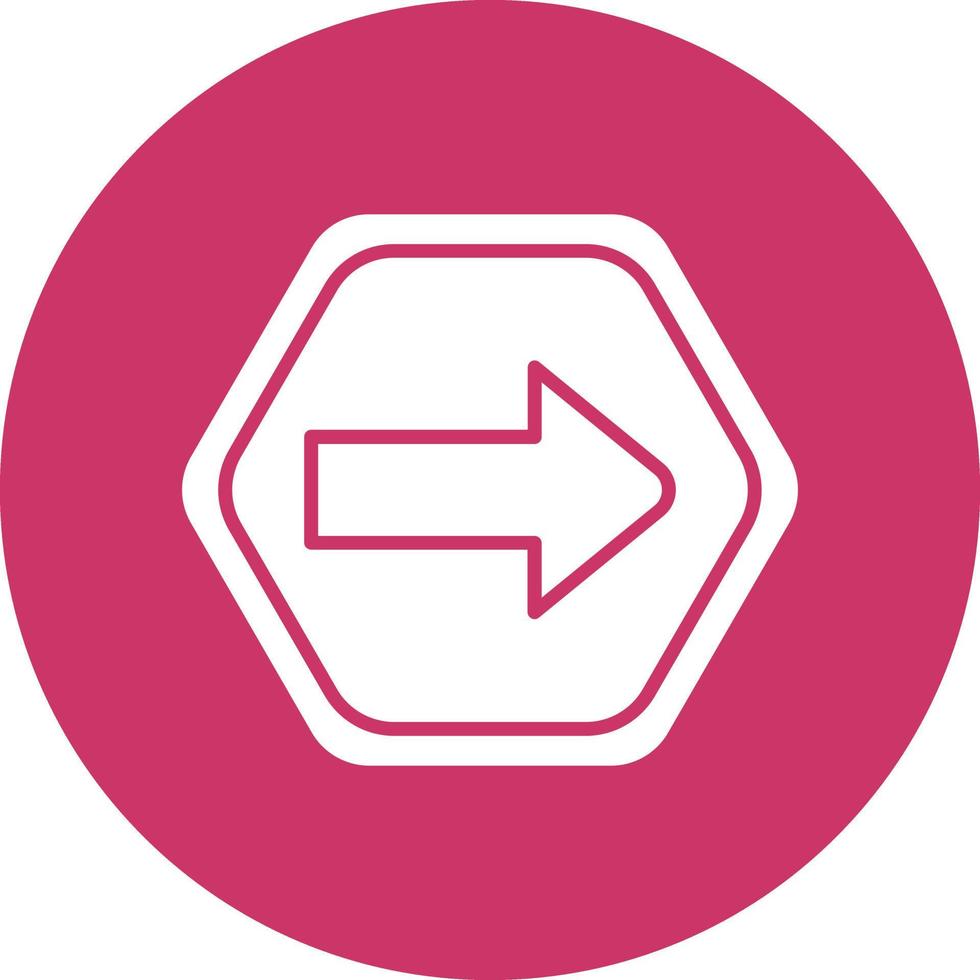 Vector Design One Way Icon Style
