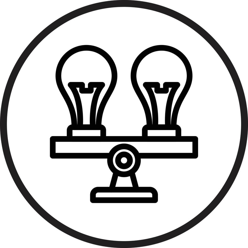 Comparison Vector Icon Style