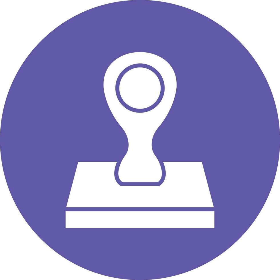 Vector Design Stamped Icon Style