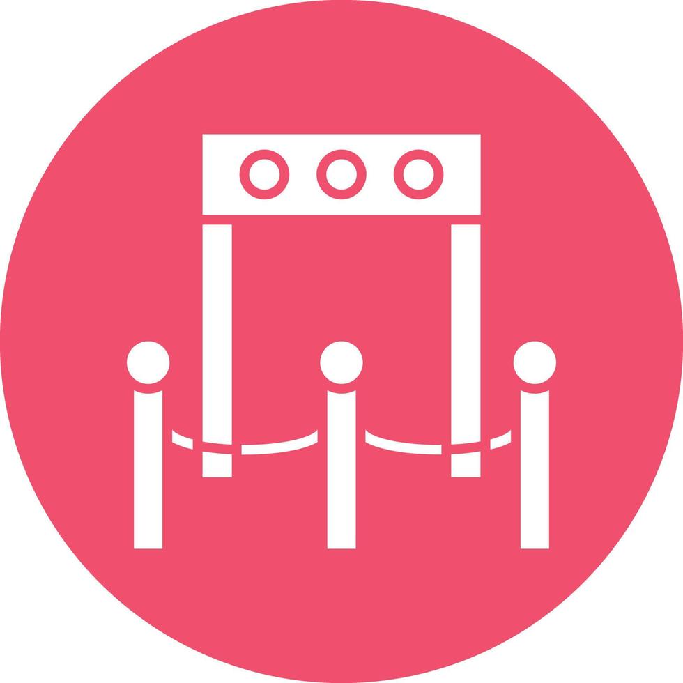 Vector Design Boarding Gate Icon Style