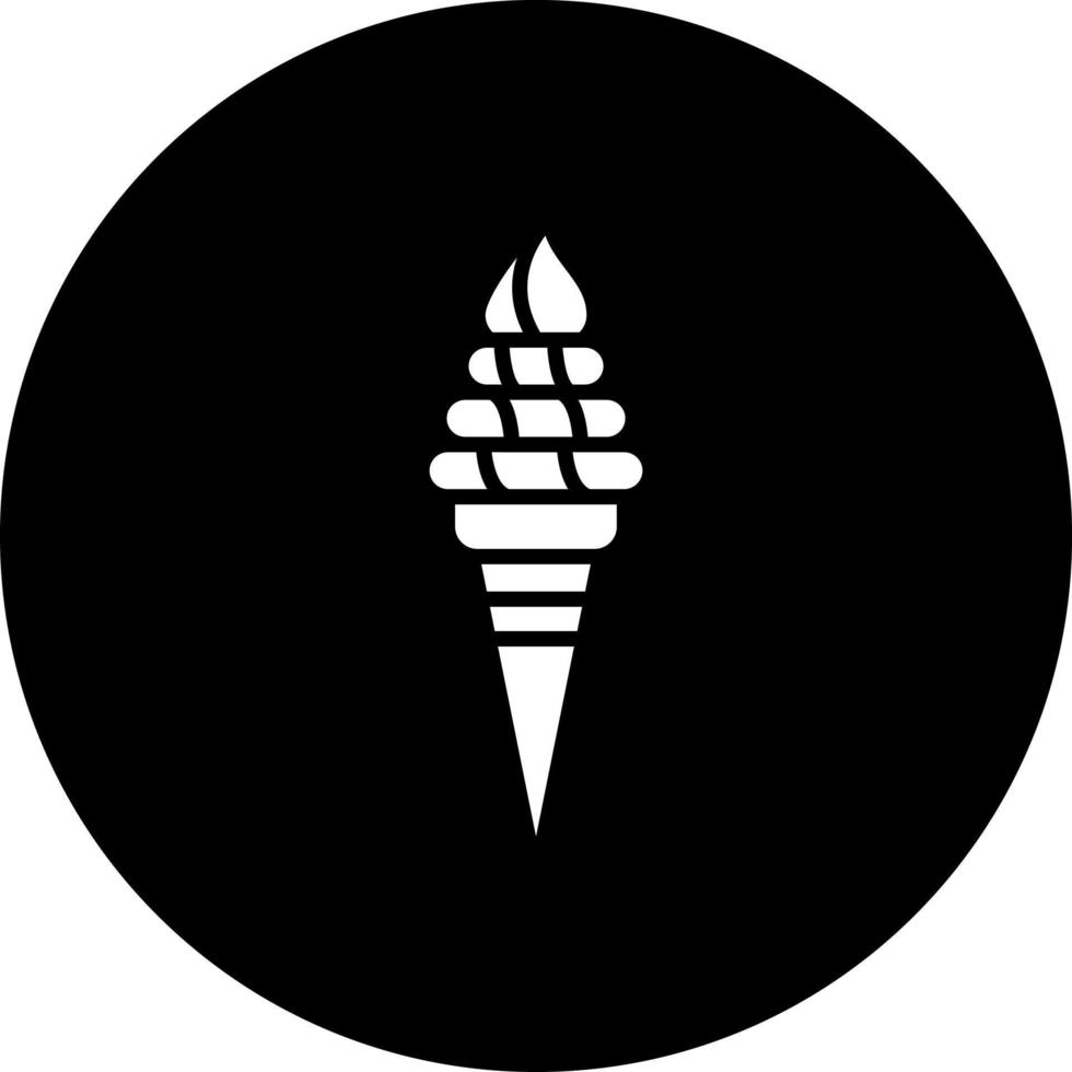 Icecream Cone Vector Icon Style