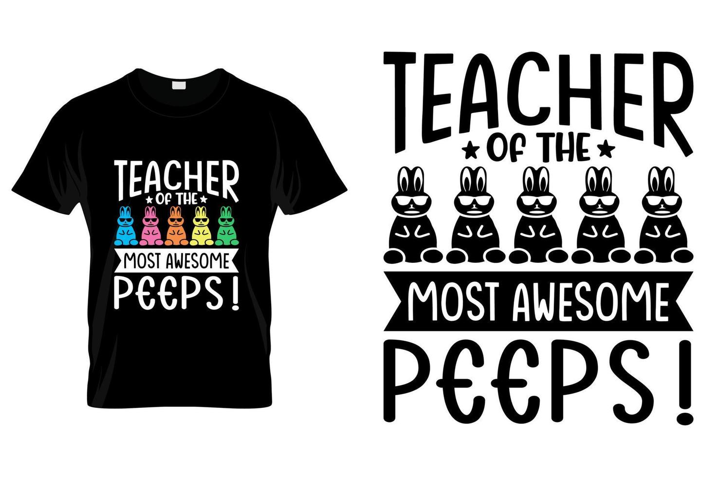 Teacher Of The Most Awesome Peeps T-Shirt Funny Tee Teacher Of The Most Awesome Peeps T-Shirt Funny Tee