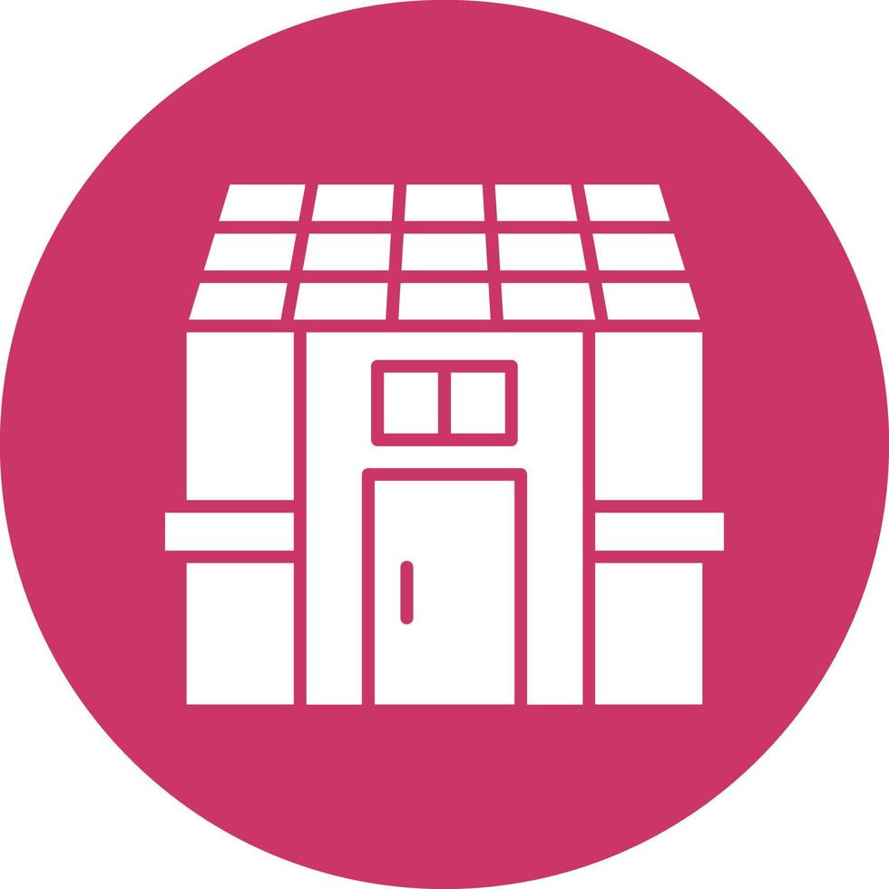 Vector Design Solar House Icon Style