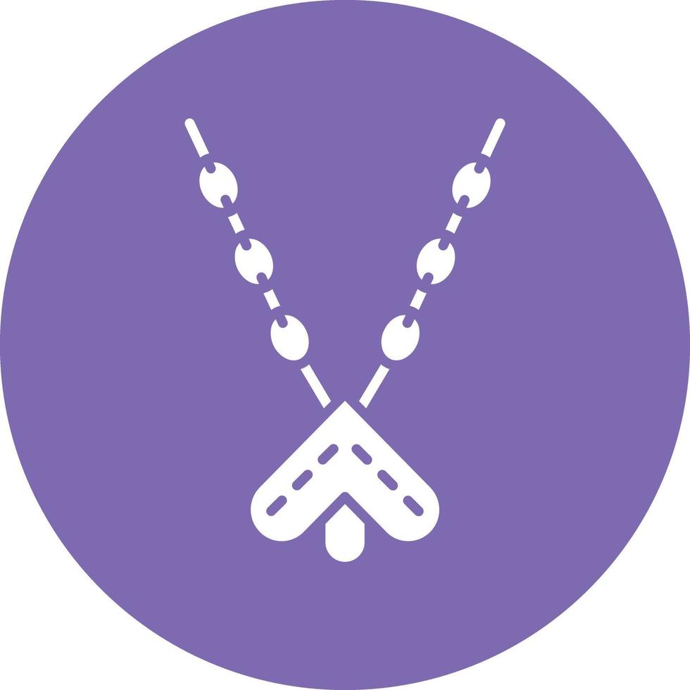 Vector Design Necklace Icon Style