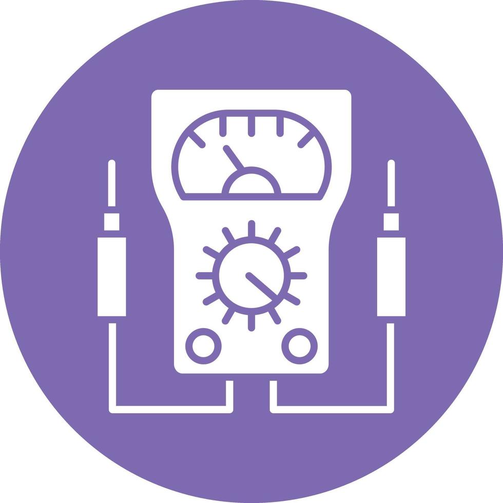 Vector Design Voltmeter Icon Style