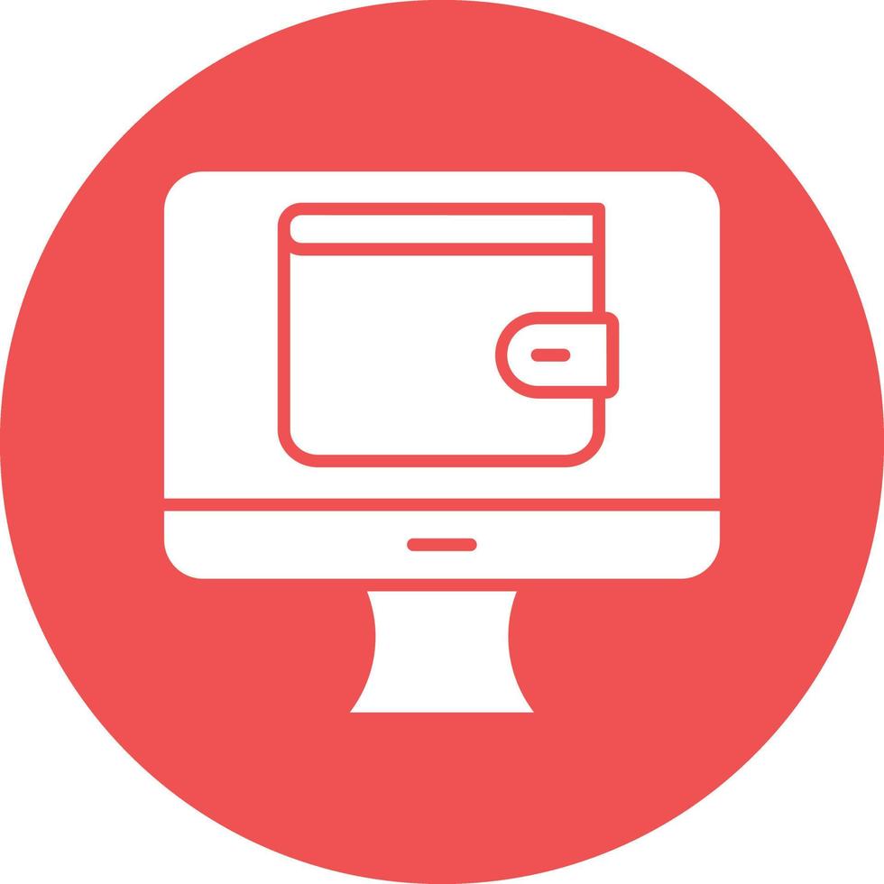 Vector Design Online Wallet Icon Style