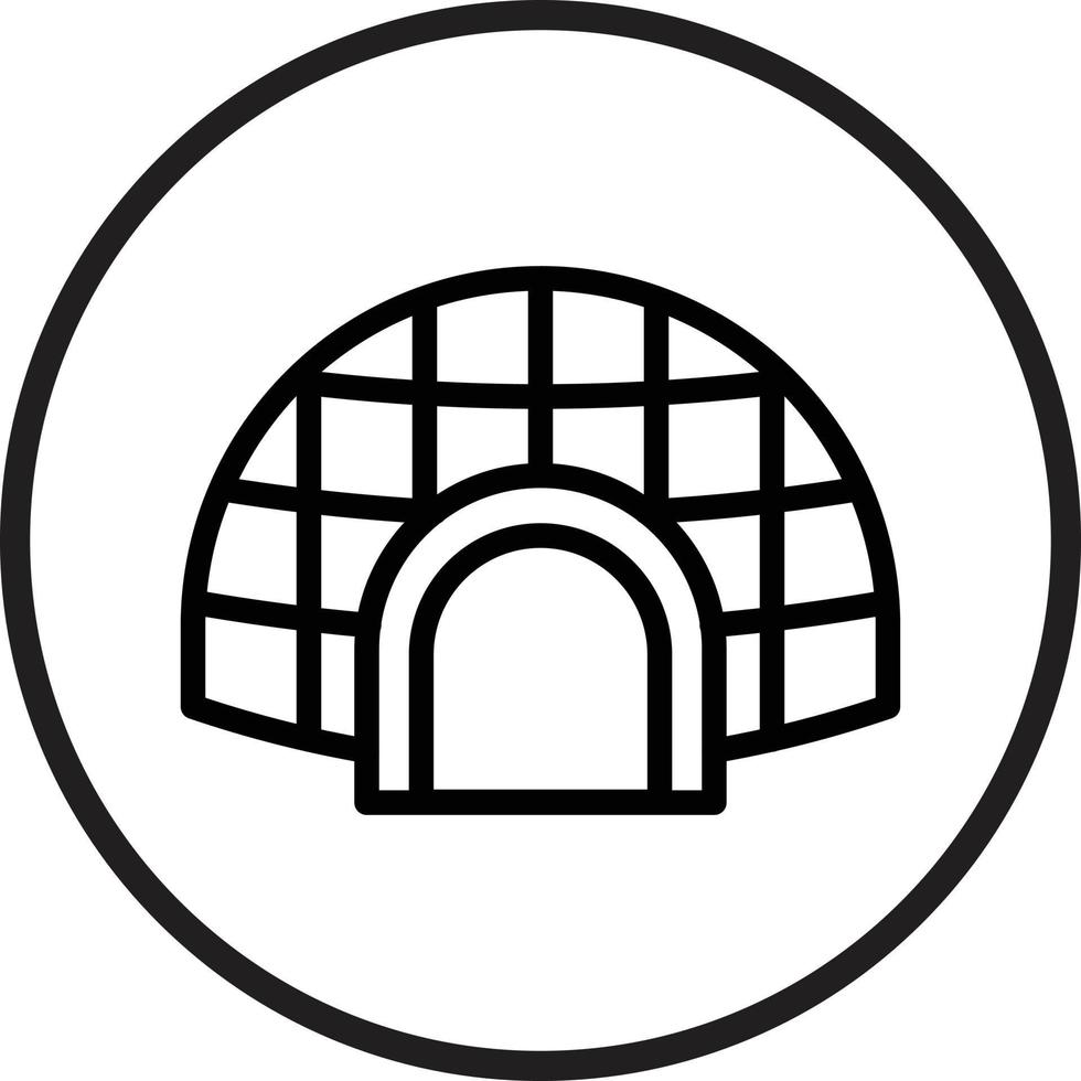 Igloo Vector Icon Style