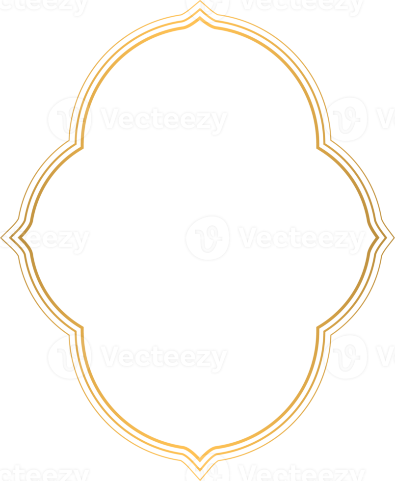 dourado cor quadro, Armação enfeite em transparente fundo png