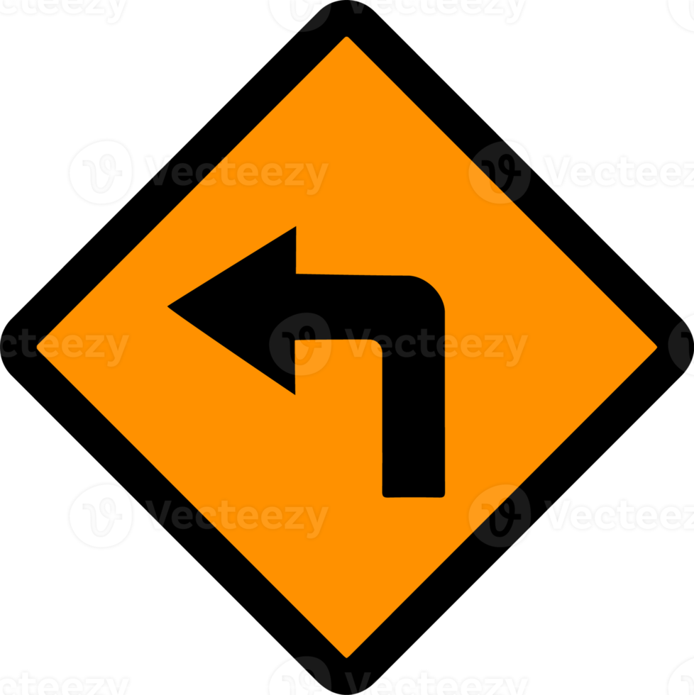 traffic signs on transparent background png