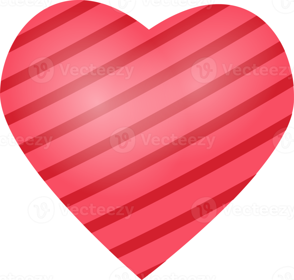 heart ornament on transparent background png