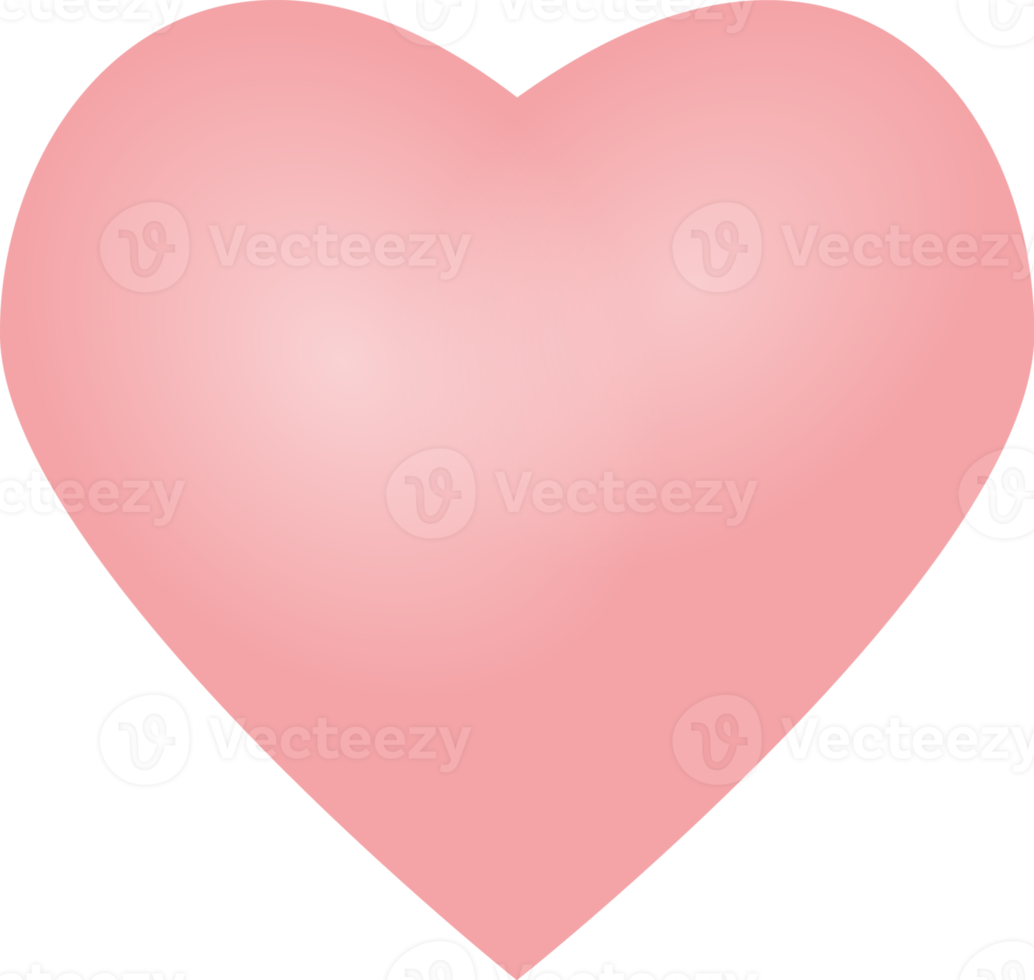 heart ornament on transparent background png