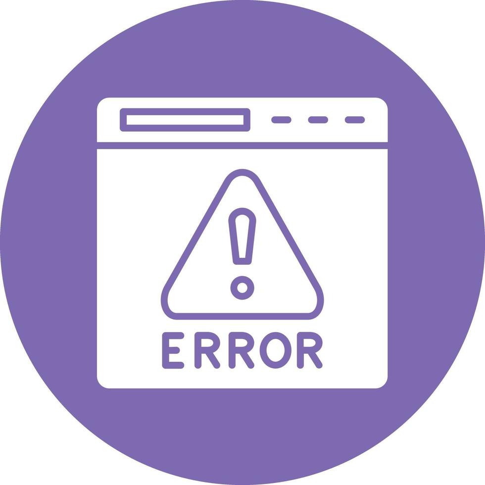 Vector Design Error Icon Style