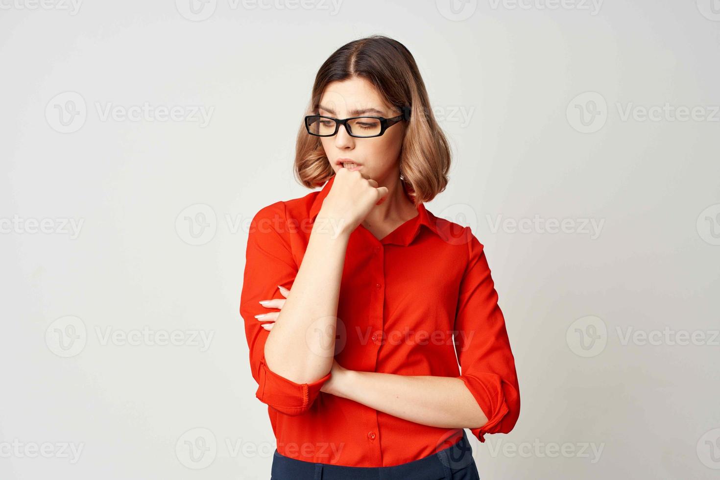 woman in business suit job manager office business photo