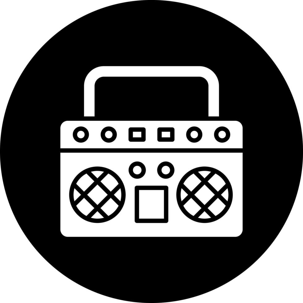 Boombox Vector Icon Style