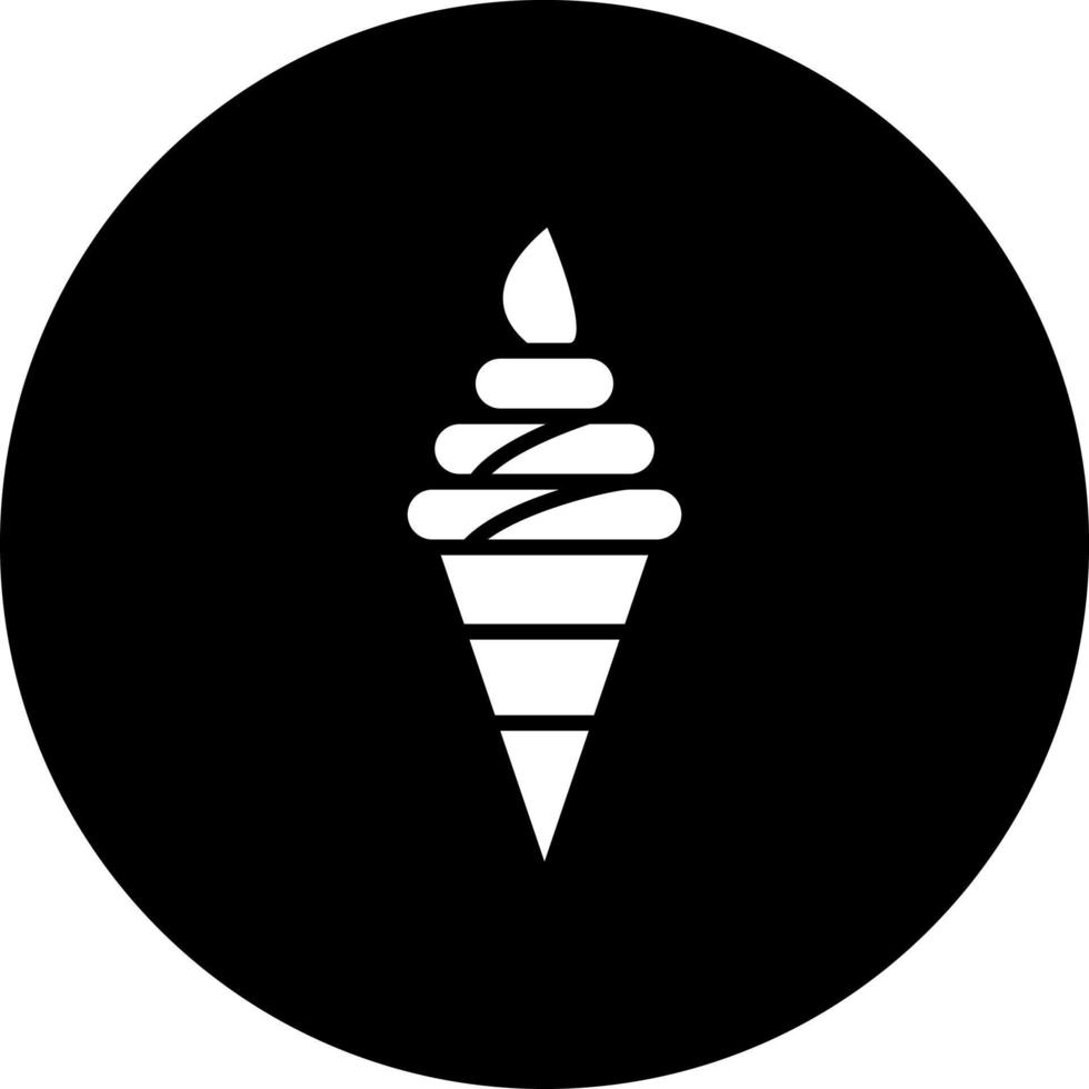 Ice Cream Vector Icon Style