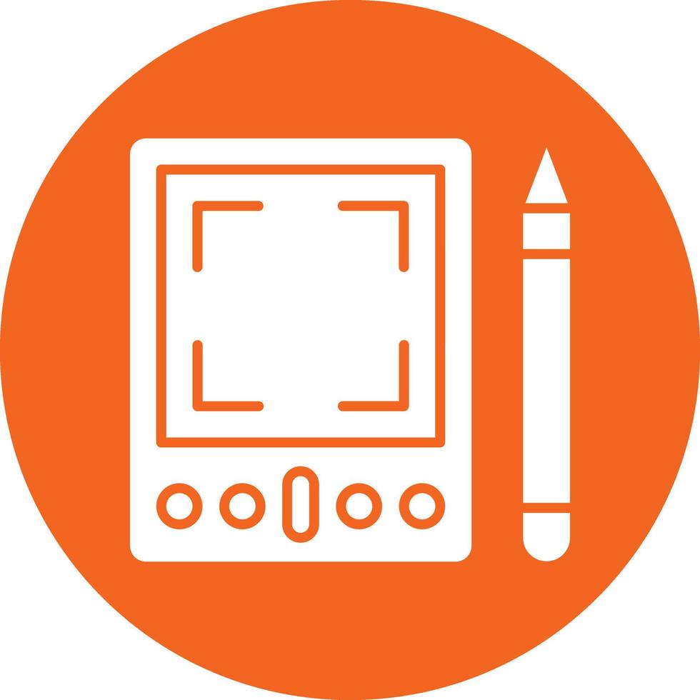 Vector Design Graphic Tablet Icon Style