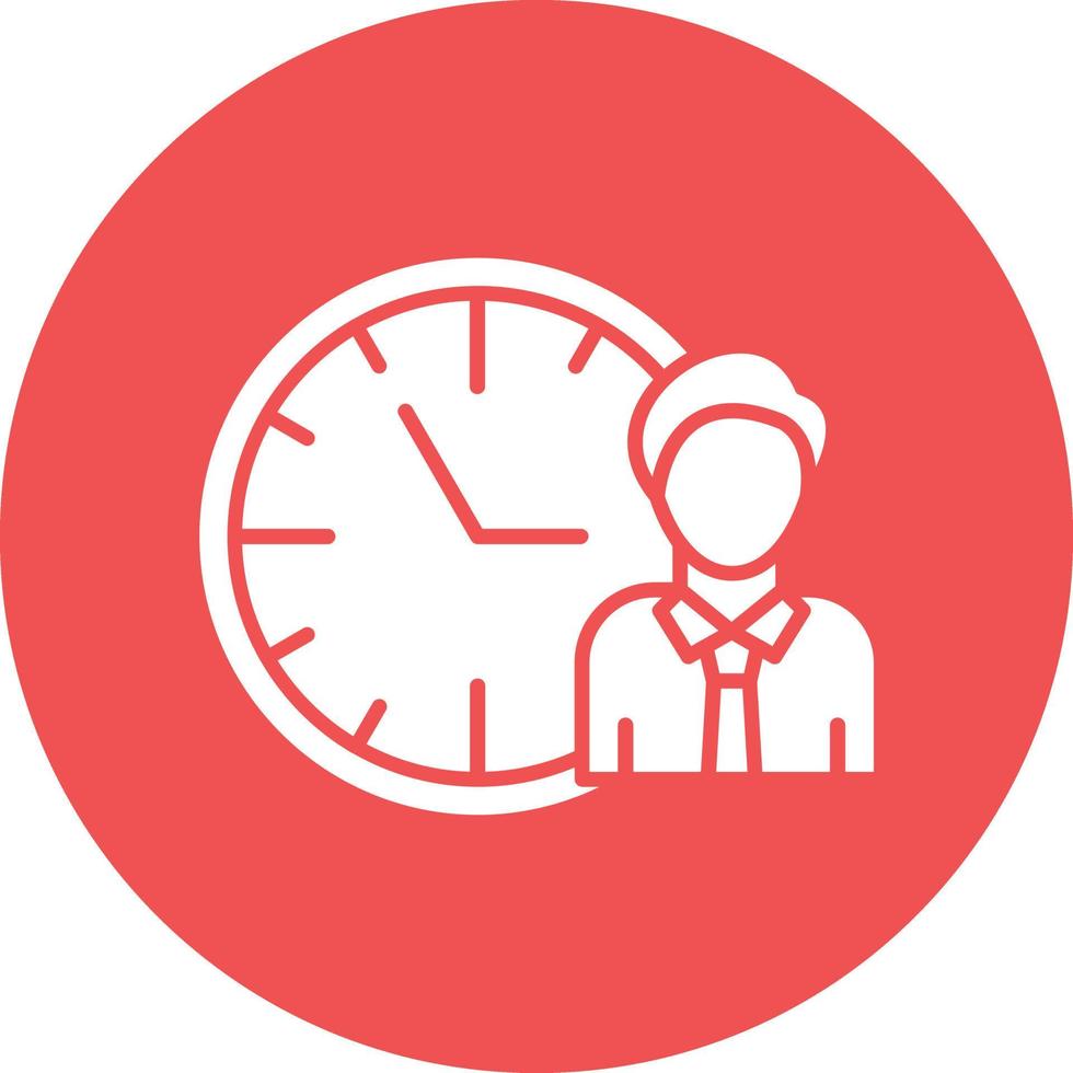Vector Design Working Hours Icon Style