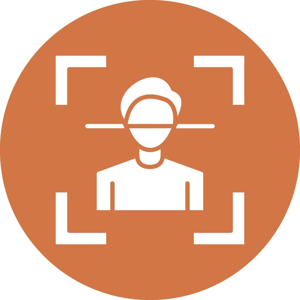 Vector Design Facial Recognition Icon Style