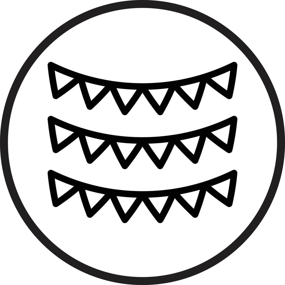 Garlands Vector Icon Style