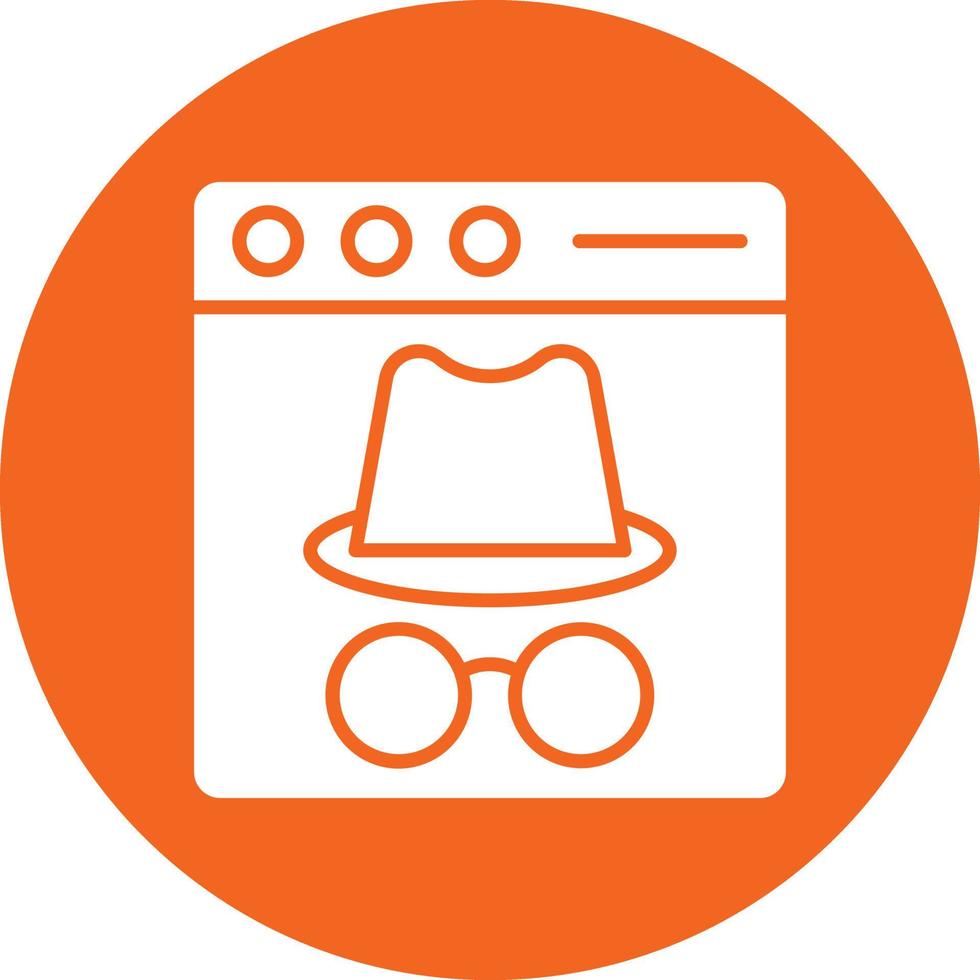 Vector Design Incognito Icon Style