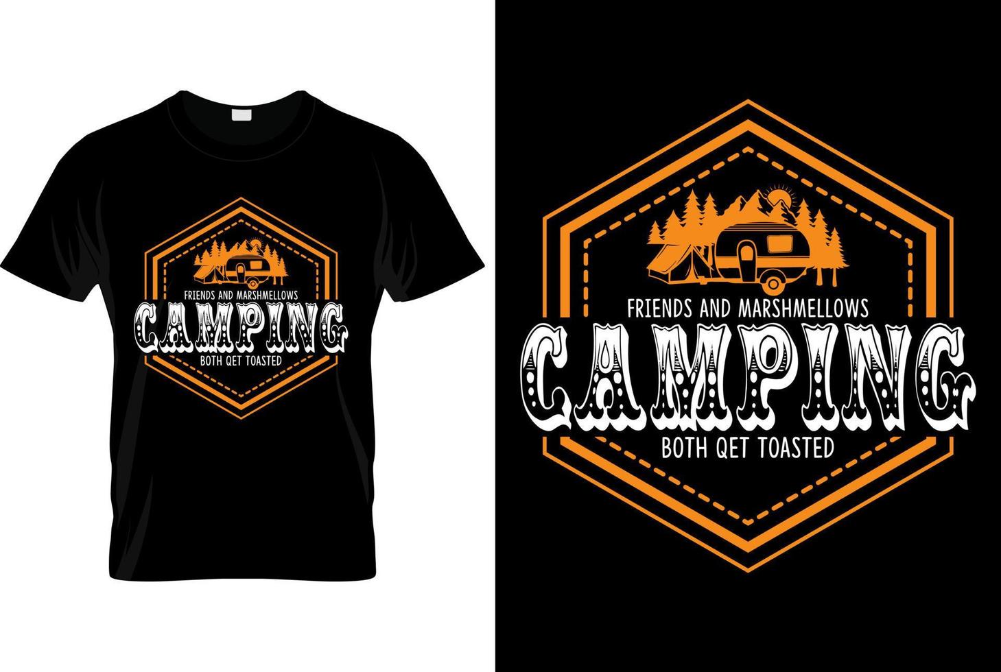 cámping tipografía citas t camisa vector ilustración diseño