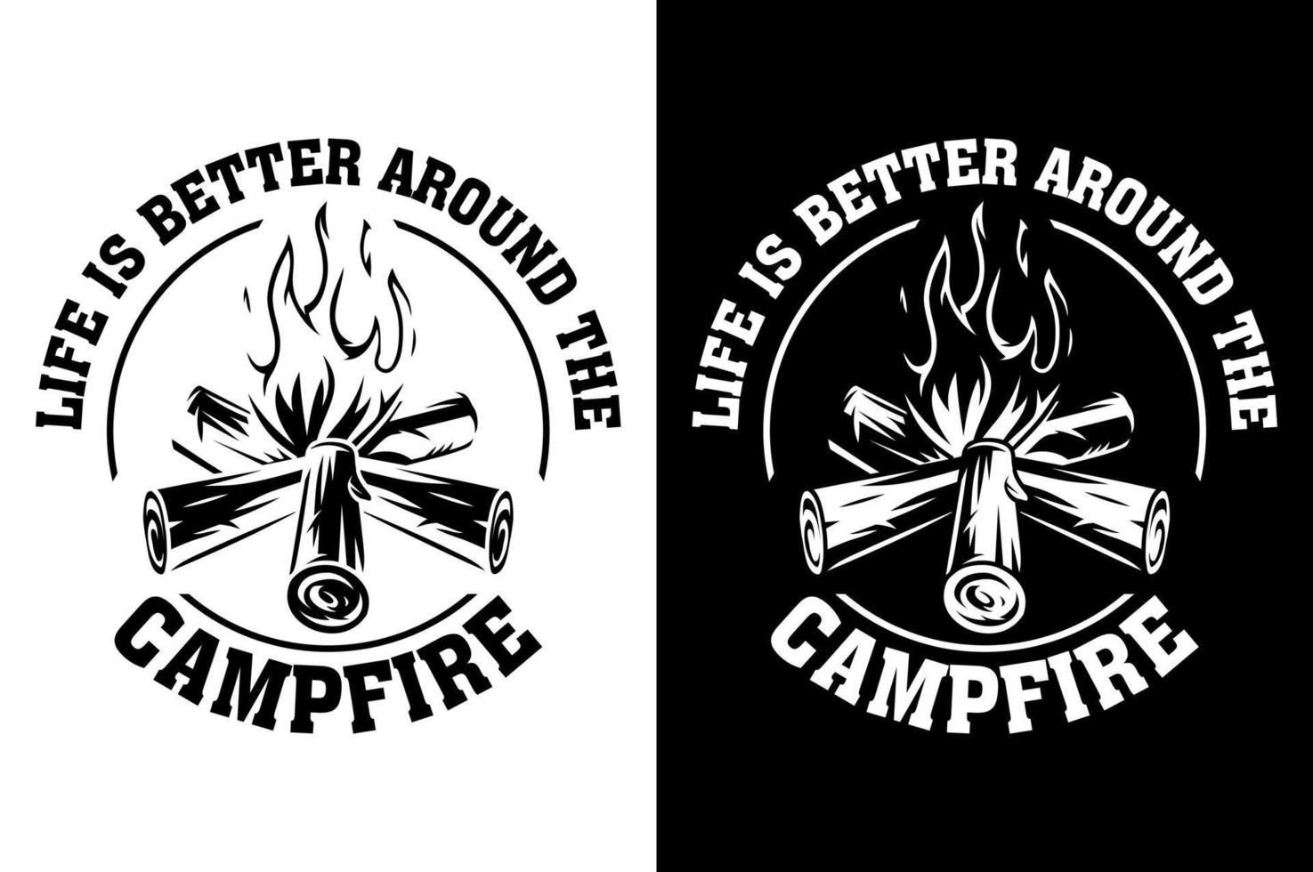 Camping Typography Quotes t shirt Vector illustration design