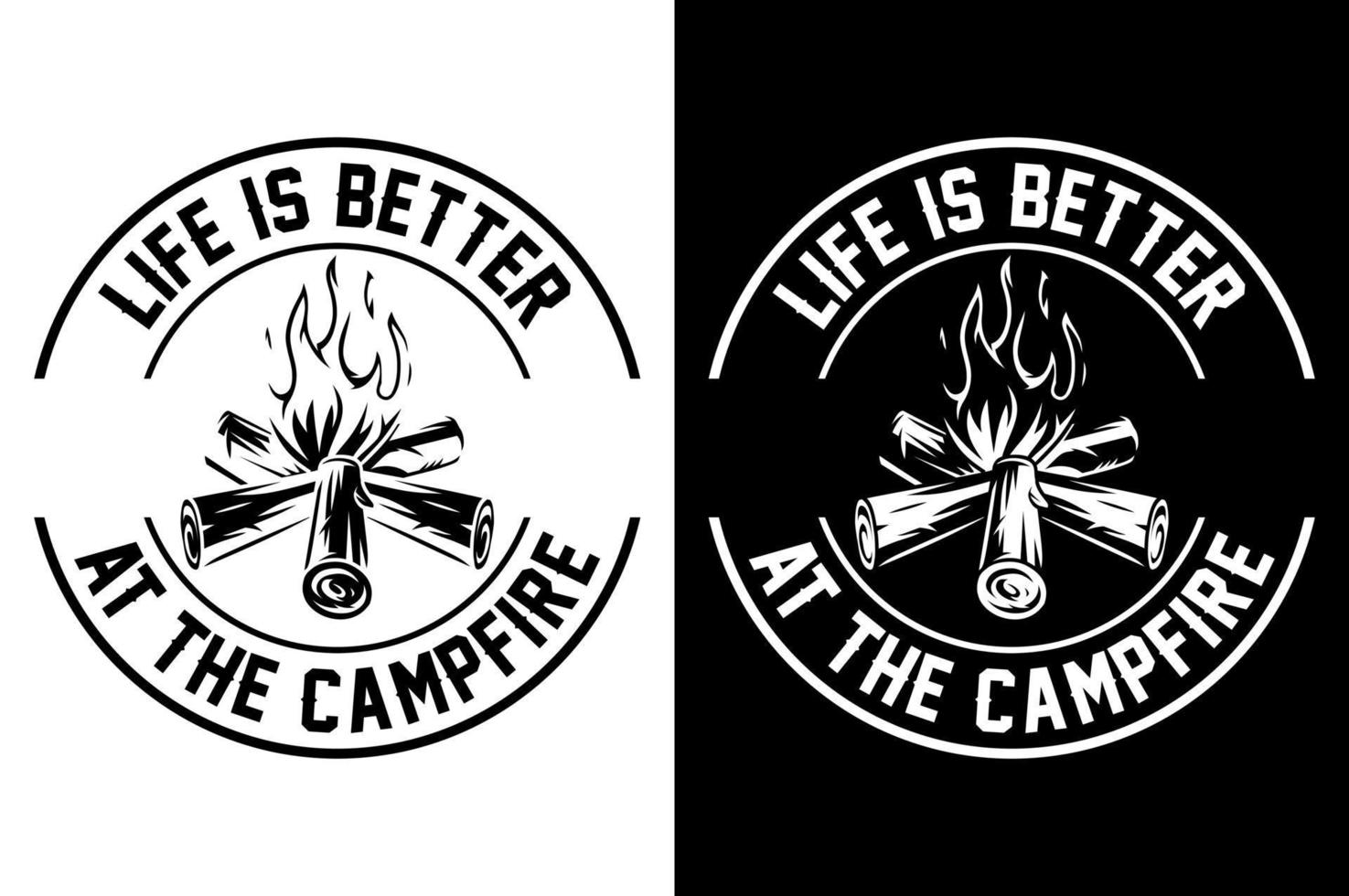 Camping Typography Quotes t shirt Vector illustration design