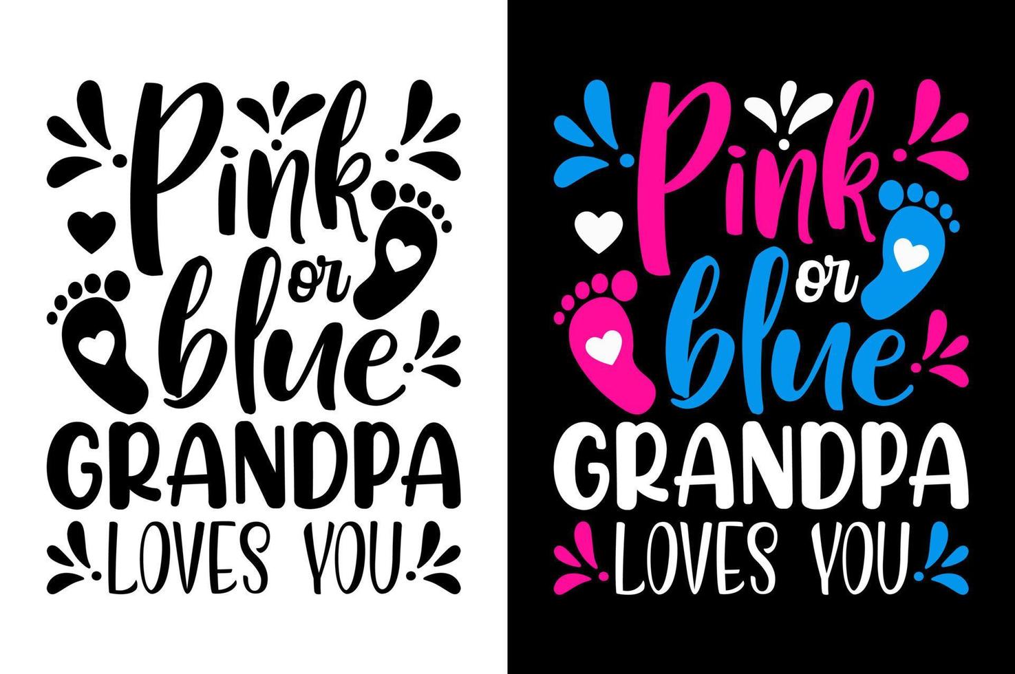 Pink Or Blue Your Grandpa Loves You Gender Reveal Shirt Pink Or Blue Your Grandpa Loves You Gender Reveal Shirt