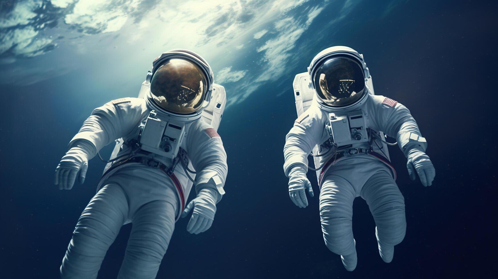 astronaut in space photo