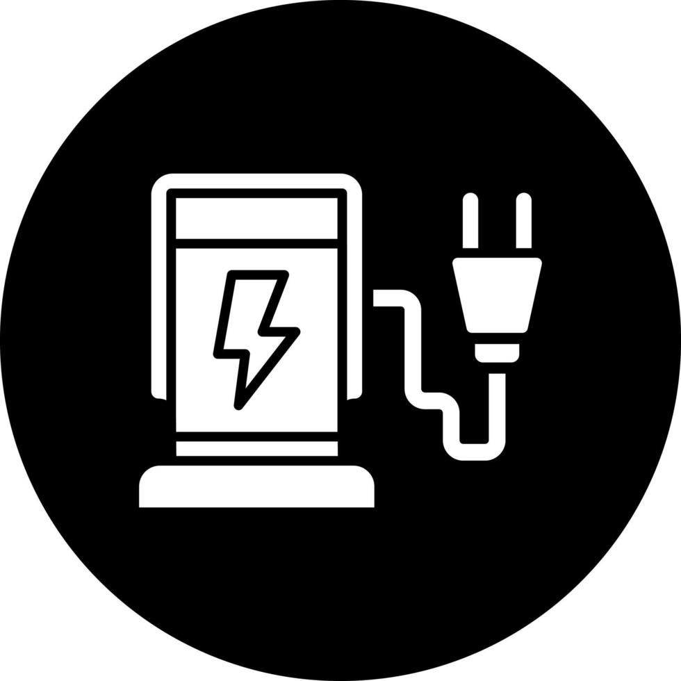 Charging Station Vector Icon Style