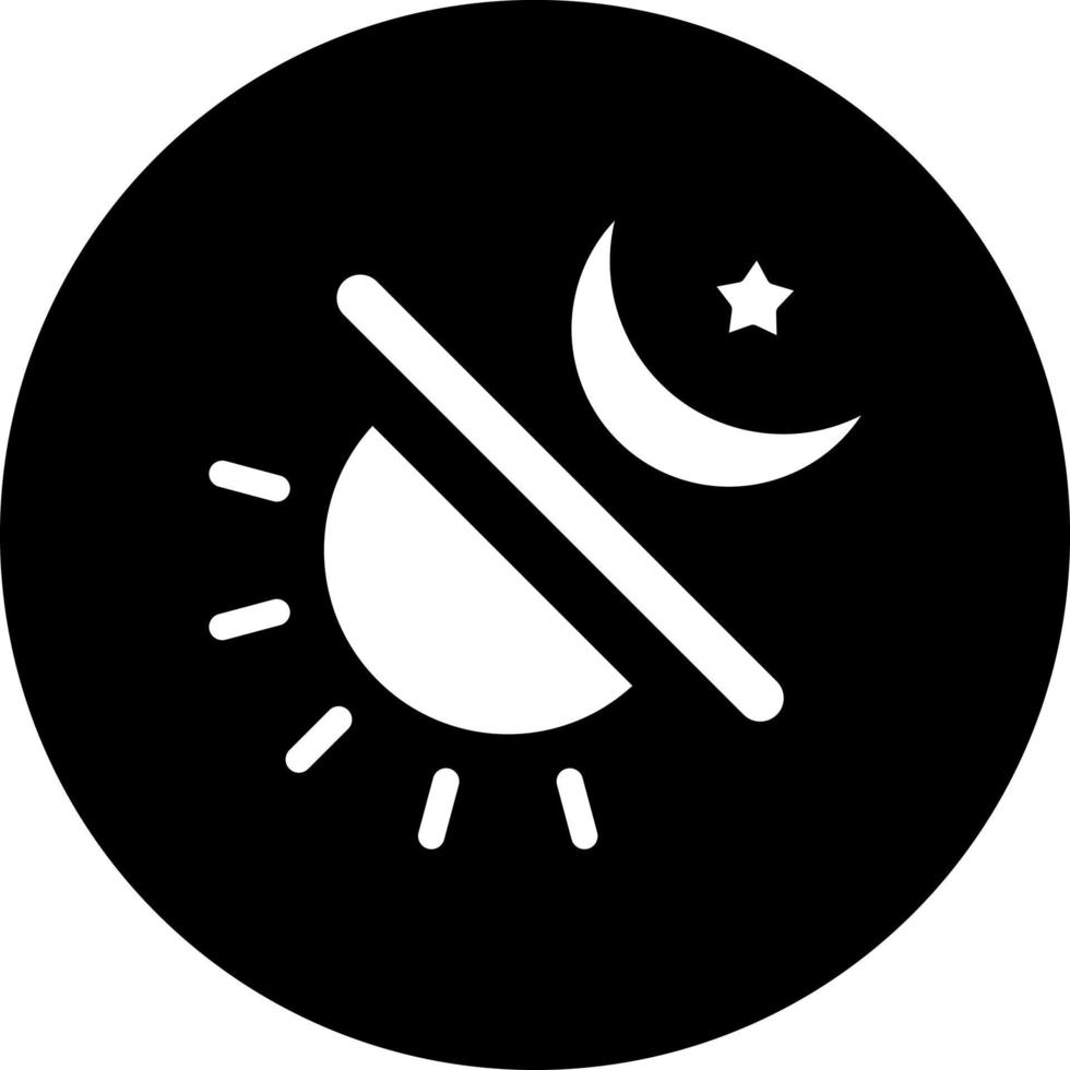 Day and Night Vector Icon Style