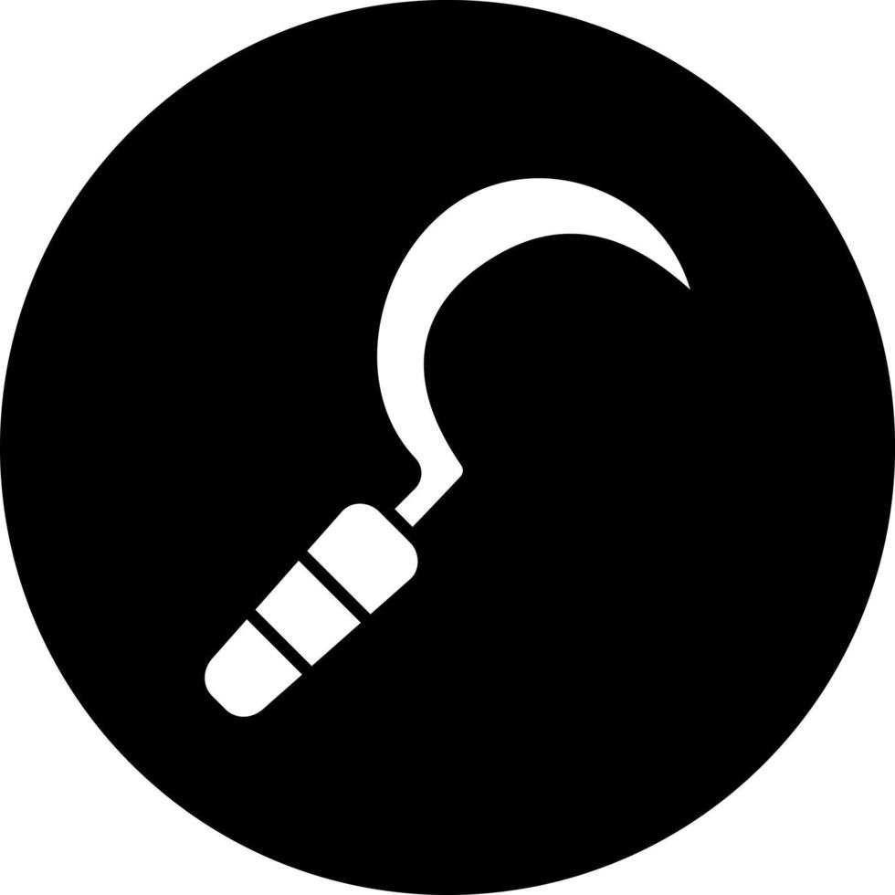 Sickle Vector Icon Style